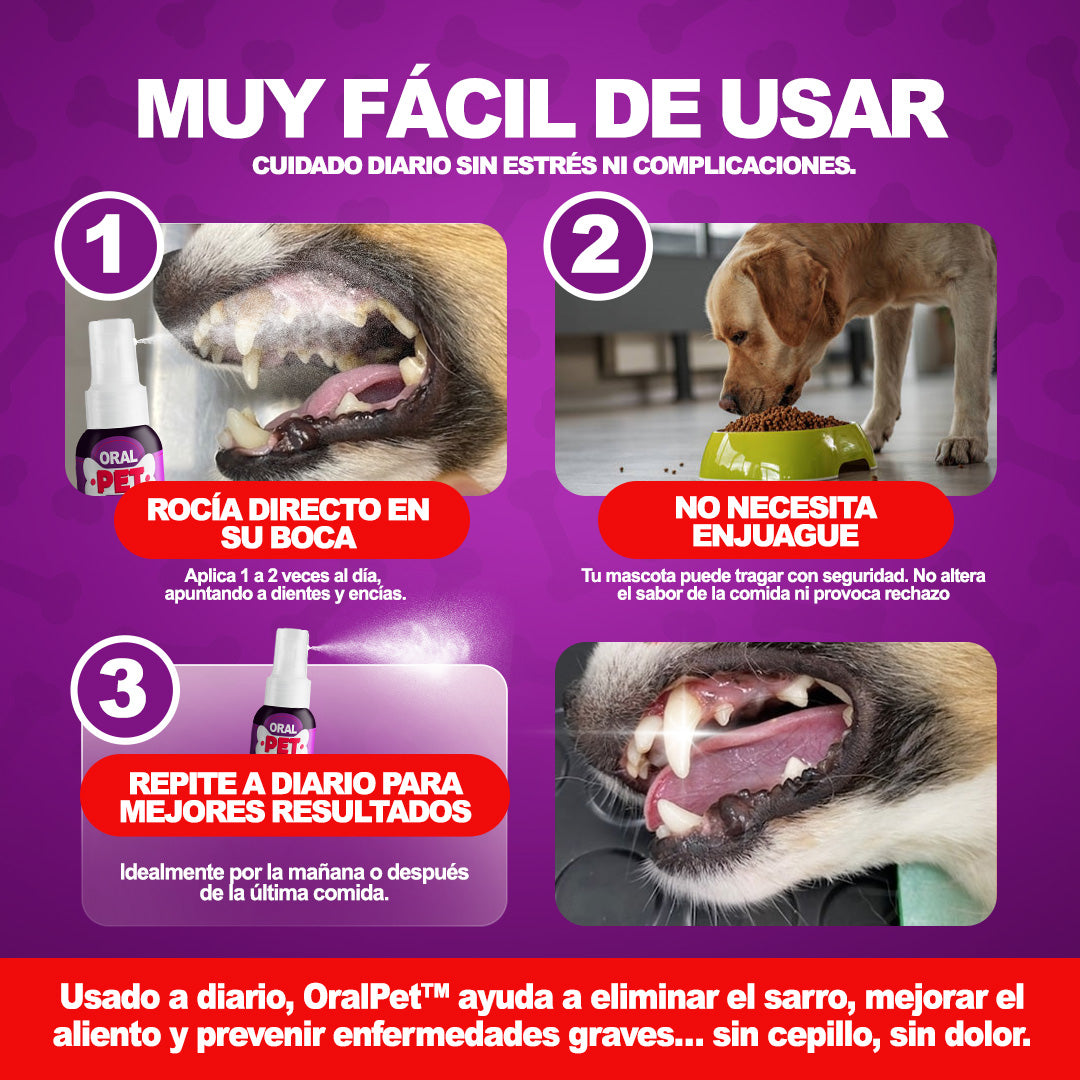 FoliPet Spray Bucal Limpiador Mascotas