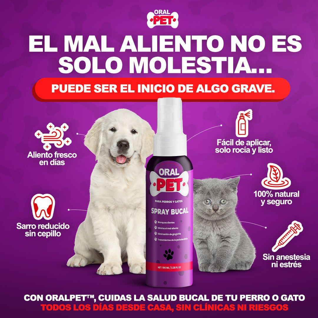FoliPet Spray Bucal Limpiador Mascotas
