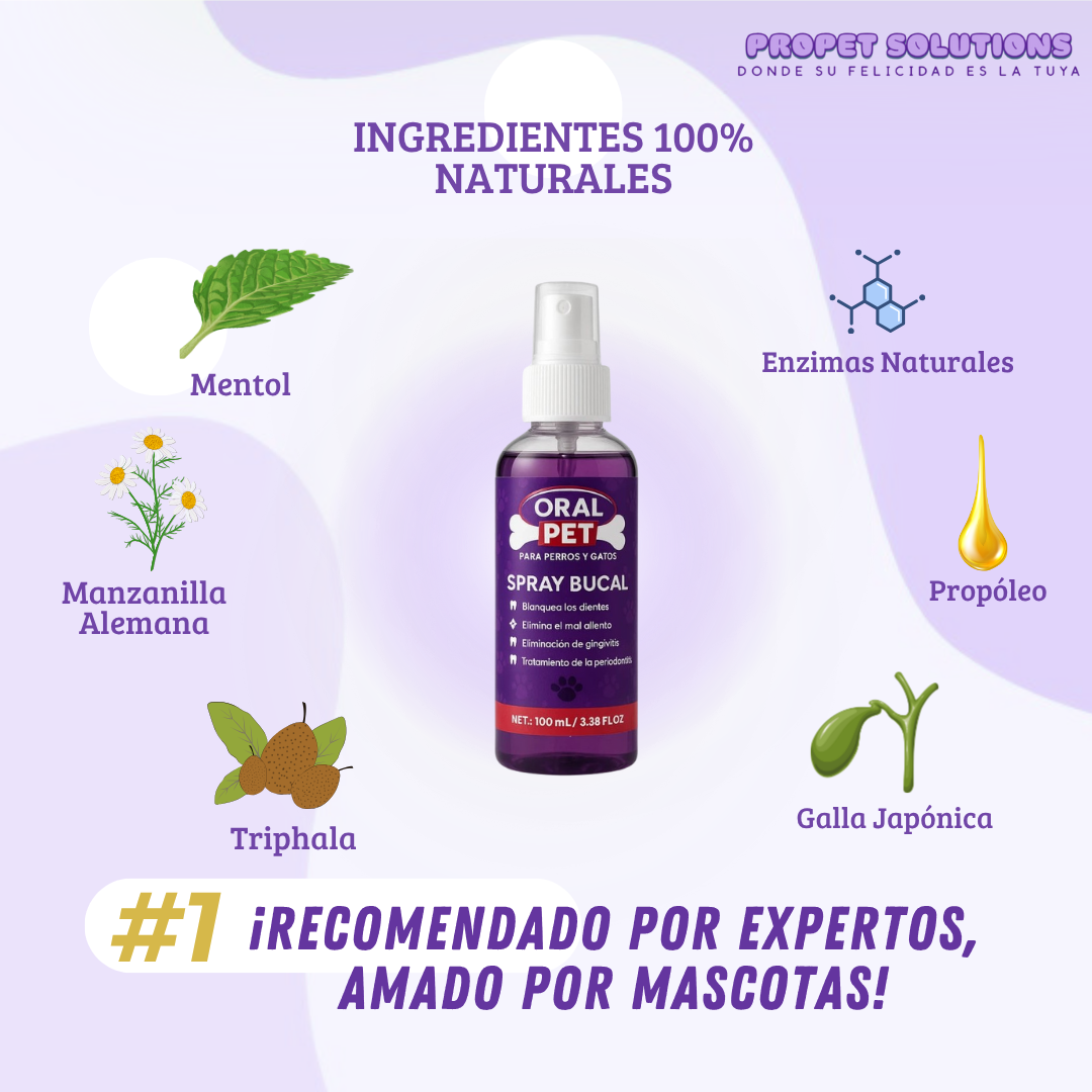 FoliPet Spray Bucal Limpiador Mascotas